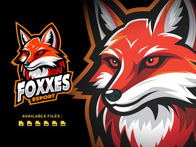 Fox Esport Logo Design character design esport fox foxxes game gaming logo mascot