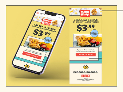 Breakfast Special Newsletter Design email food graphic design snack