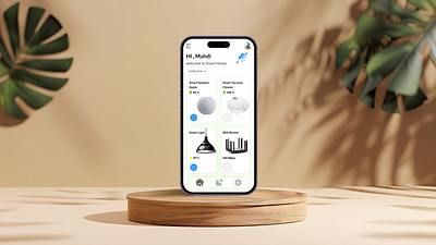 SMART HOME designe smart smart home ui ux white