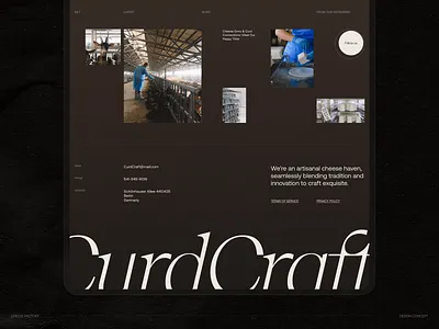 Cheesemaker Company Website Design branding cheese company website design food brand graphic design interaction design interface manufacture ui user experience user interface ux web web design web marketing website