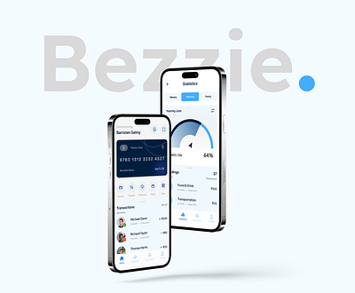 Bezzie - A friendly Wallet app branding design graphic design icon logo typography ui ux