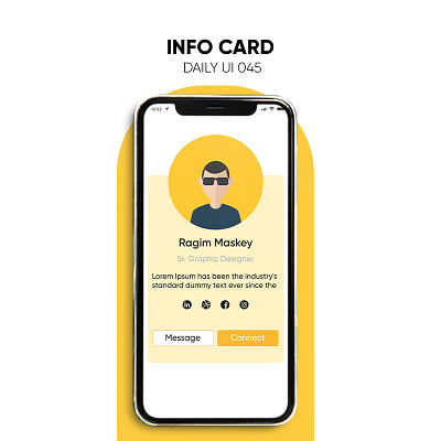 Info Card #DailyUI #045 app branding challenge dailyui dailyuichallenge design graphic design illustration info logo nepal nepalidesigner socialmedia typography ui uiux ux vector