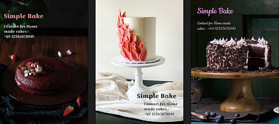 Simple Bake - Poster design illustration poster