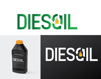 Diesoil Logo Design energy logo green logo logo design memorable logo design minimalist logo modern logo oil logo design simple logo