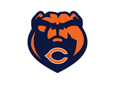 Sean's NFL - Chicago Bears Concept Logo bears branding chicago chicago bears design football graphic design identity illustration illustrator logo logos nfl sport sports sports logo vector