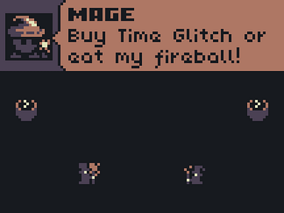 Come on, baby, light my fire. 8bit animation attack chiptune death dnd game idle illustration mage pixel art pixelart retro time glitch