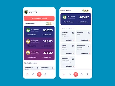 Design Concept for TeleMed App 2024 ui clean ui doctor app hospital app medical app telemed