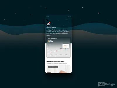Tracking Sleep Health apollo design graphic design health illustration medical sleep tracking ui