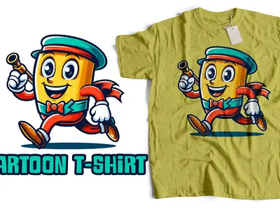cartoon mascot logo or t shirt design cartoon logo cartoon t shirt design logo design tshirt design