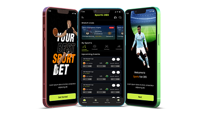 Sports Betting App Design app design ui uiux ux
