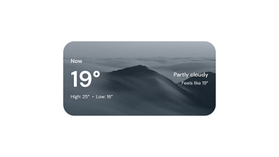 Weather Widget for Figbruary 2024 auto layout daily ui figma figma auto layout ui ui design weather widget
