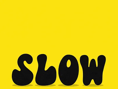 SLOW ⌛ animation kinetictype motion graphics