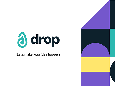 Drop Logo Concept graphic design