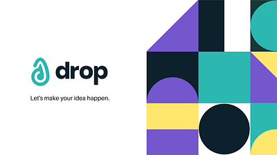 Drop Logo Concept graphic design