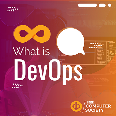 What is DevOps ? - IEEE graphic design