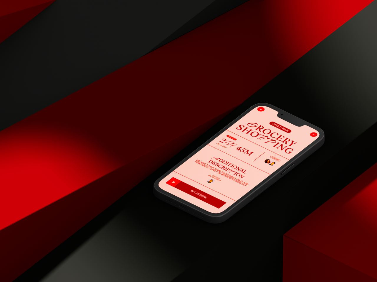 Grocery Shopping | | Mobile App 3d app application buy cg cinema4d design marketplace mobile phone purchase rozov shoppimg ux visualisation wnbl