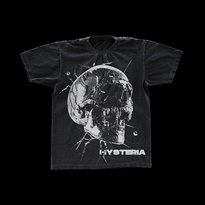 HYSTERIA branding design digital digitalartist graphic design illustration merch t shirt design