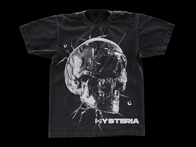 HYSTERIA branding design digital digitalartist graphic design illustration merch t shirt design