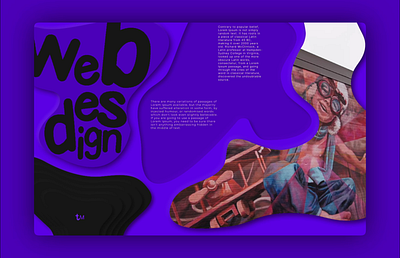 Web design concept (Playful theme) 3d amazing animation app branding cool design figma glassmorphism graphic design illustration logo modern neumorphism ui ux vector webdesign website