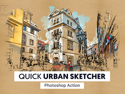 Urban Sketcher Photoshop Action