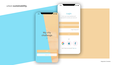 Alejandra Tomietto´s urban sustainability app app design interactiondesign mobile responsive ui ux