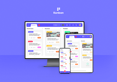 Kanban Responsive Design app dashboard kanban mobile responsive tablet tasks ui ui design ux visual design