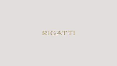 RIGATTI® BRAND POSITIONING AND DESIGN brand image brand presence branding impact business growth high end logotype luxury luxury logo typography