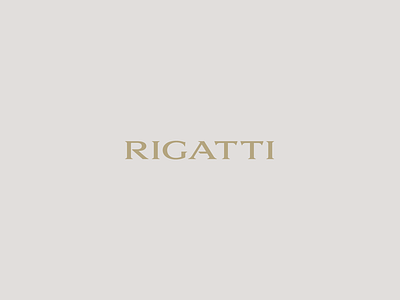 RIGATTI® BRAND POSITIONING AND DESIGN brand image brand presence branding impact business growth high end logotype luxury luxury logo typography