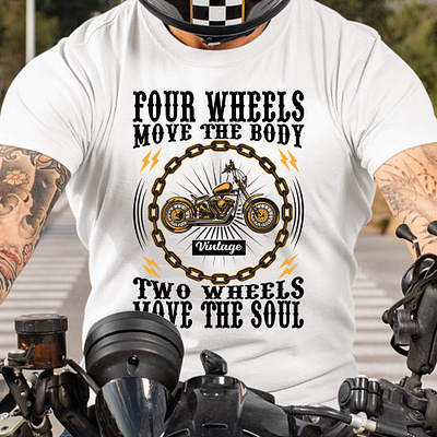 Vintage motor bike t-shirt design... bike branding custom t shirt design formal t shirt graphic design illustration motorcycle t shirt t shirt design vintage vintage t shirt