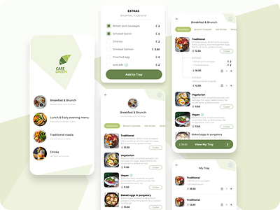 Scan, Order & Pay :) add behance cafe casestudy creative design graphic design mobile online order orderitem pay project pwa real restaurant scan ui ux vegan