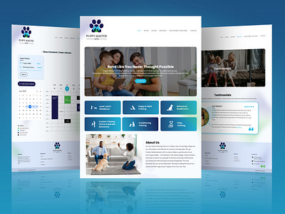 Pet Care Website UI Design | Landing Page animation branding design figma graphic design logo ui uiux