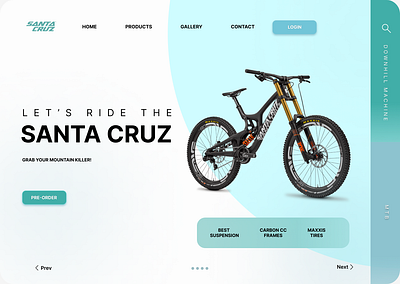 MTB UI DESIGN MINIMAL graphic design ui ux web design