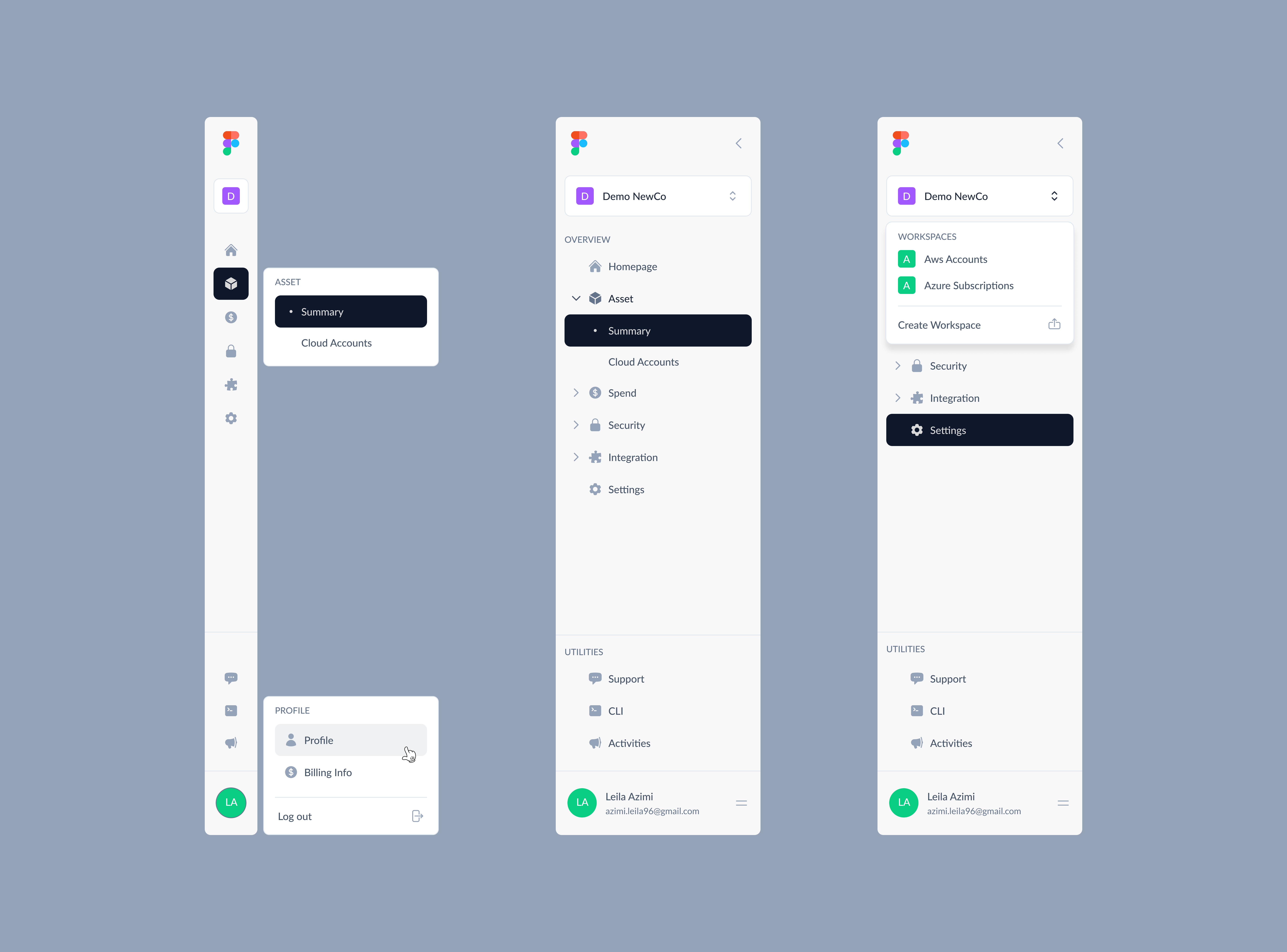 Sidebar navigation dashboard heroicon logout menu navigation profile saas sidebar support tabbar ui
