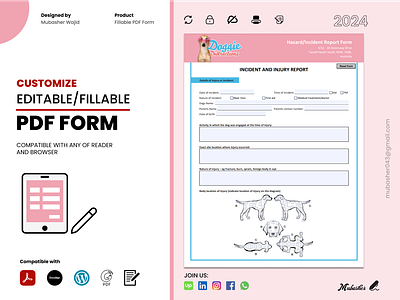 Incident and Injury Report PDF Form docusign docusign form dog form edit pdf editable form fillable pdf form incident form jotform medical form pdf pdf form report form