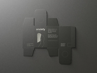 Anxiety - Prime Edition anxiety branding design flat graphic design illustration illustrator logo minimal mockup packaging prime