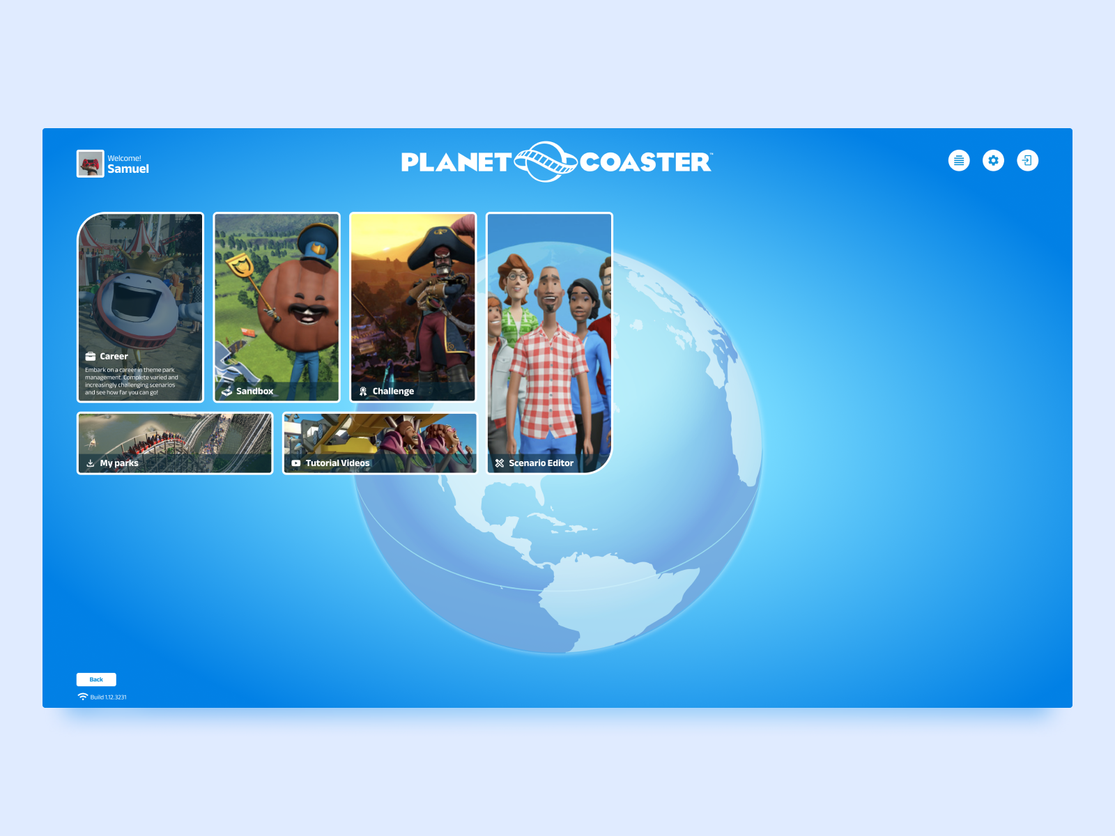 Game menu UI - 01 artdirection design digitaldesign game gameui ui uidesign uiux visualdesign