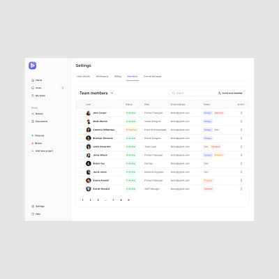 Table layout. branding design figma ui ux visual