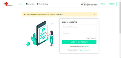 Online clinic booking website UI design ui ui design web design web ui design
