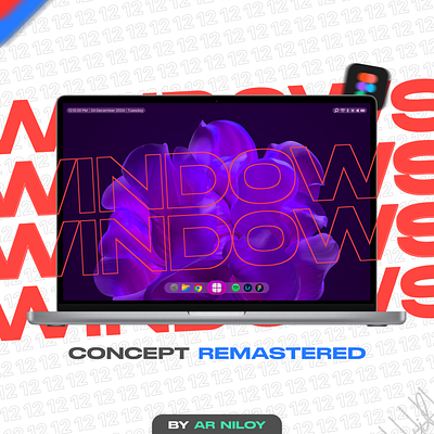 Windows 12 Concept Remastered figma ui windows