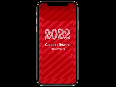 Concert Rewind Shareable animation branding graphic design illustration interaction design mobile design product design social shareable ui