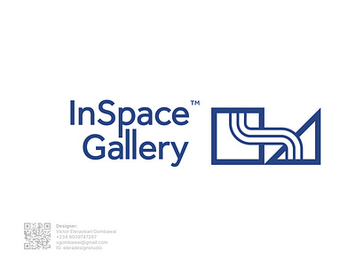 InSpace Gallery logo branding graphic design logo logo design