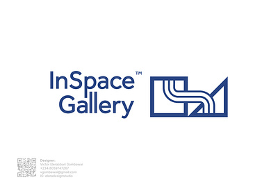 InSpace Gallery logo branding graphic design logo logo design
