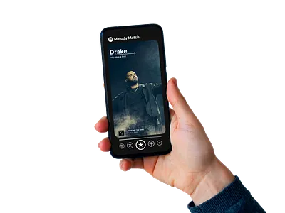 Melody Match UI/UX Mobile Design interactive design mobile mobile design rebranding spotify ui uiux design ux