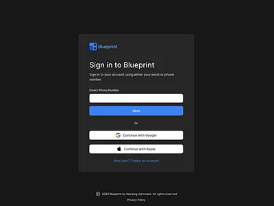 Sign in with email or password page apple authentication design email figma google graphic design password sign in sign up ui ux web development