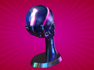 The Omnis - Trophy 3D Modeling 360 3d 3d lighting 3d modeling 3d shading animation awards rotation trophy