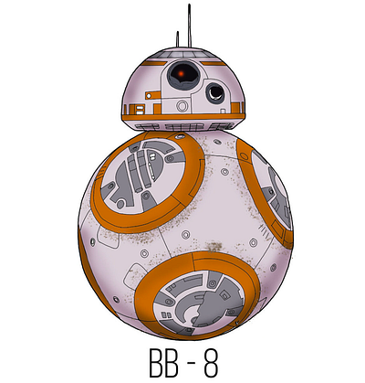 BB-8 graphic design