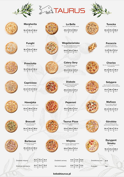 Pizza menu poster graphic design pizza poster restaurant