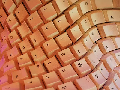 Keyboard ASMR ⌨️ 🔊 💆 🧠 3d abstract animation asmr c4d cinema4d keyboard loop looping mechanical keyboard motion design motion designer motion graphics redshift surreal video