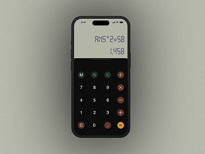 Daily UI #004 - Calculator 004 calculator dailyui design figma graphic design ui ux