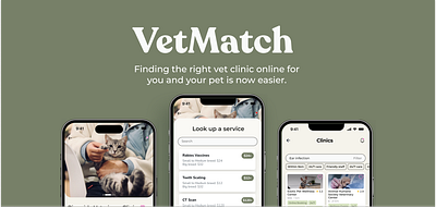 VetMatch case study app case study pet ui